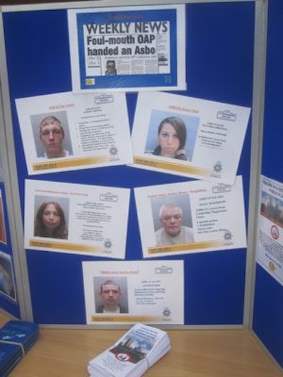 Cambridgeshire Police Ely ASBOs Posters
