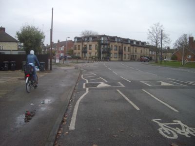 Many cyclists, particularly students and rowing coaches, use the pavement in this area.  